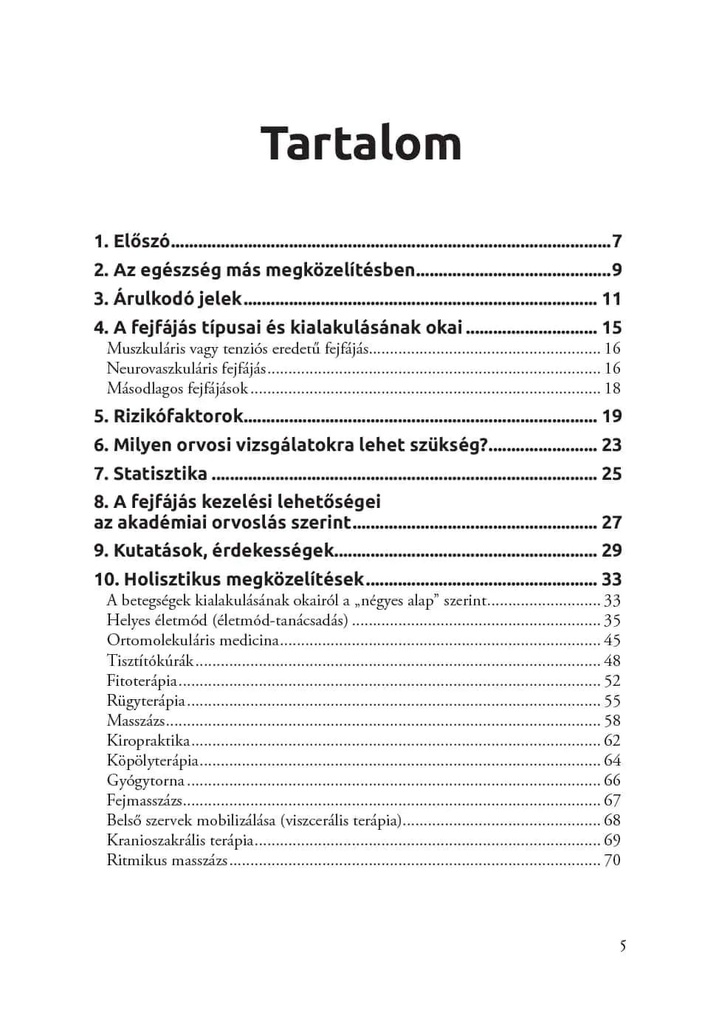 A fejfájás megelőzése és szelíd gyógymódjai