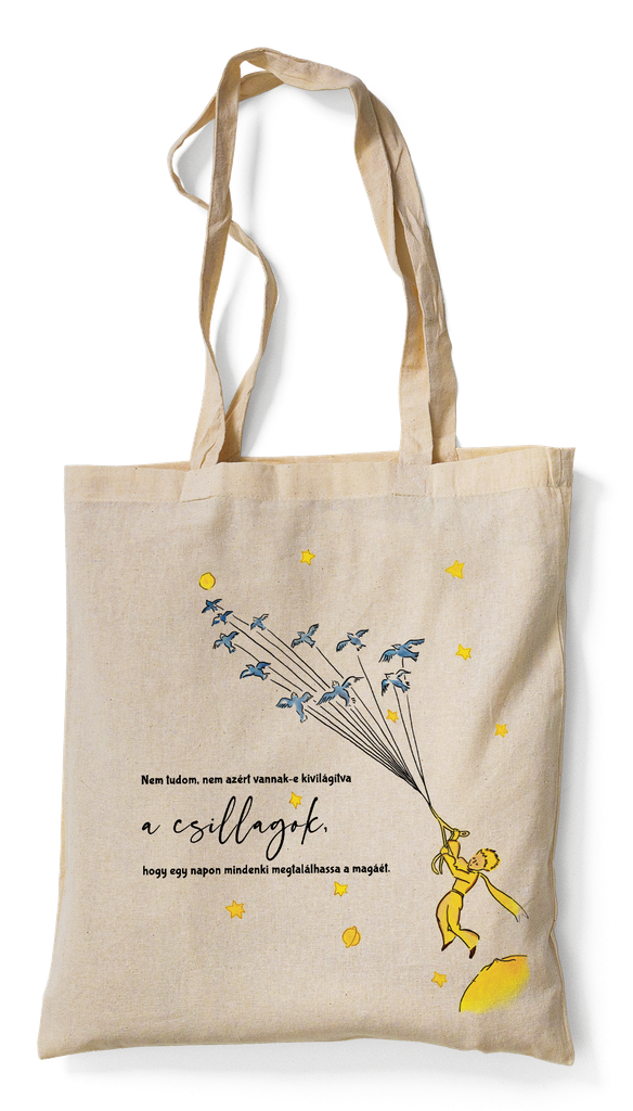 „A kis herceg” vászontáska: Csillag