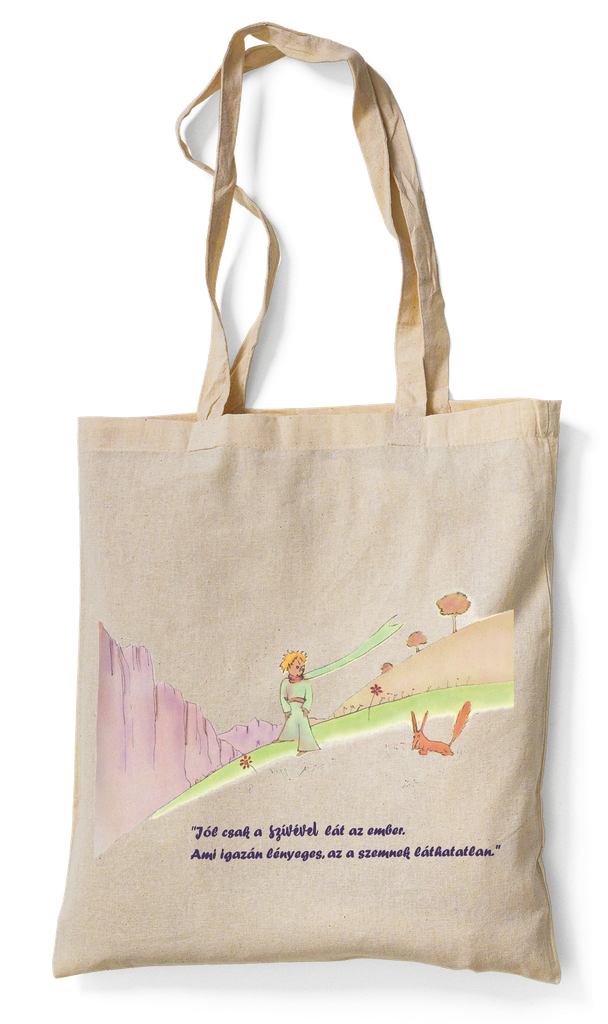 „A kis herceg” vászontáska: Szív