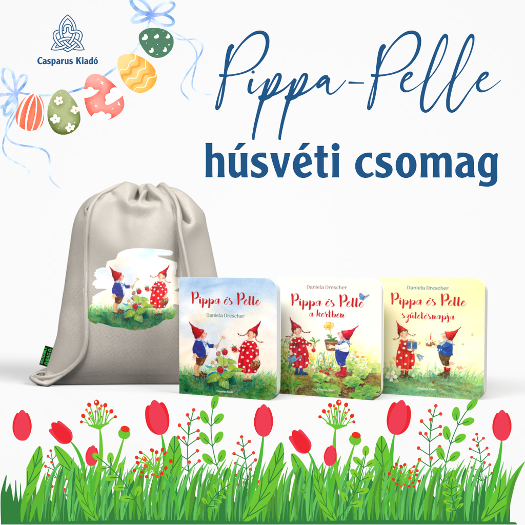 Pippa és Pelle könyvcsomag ajándék tornazsákkal